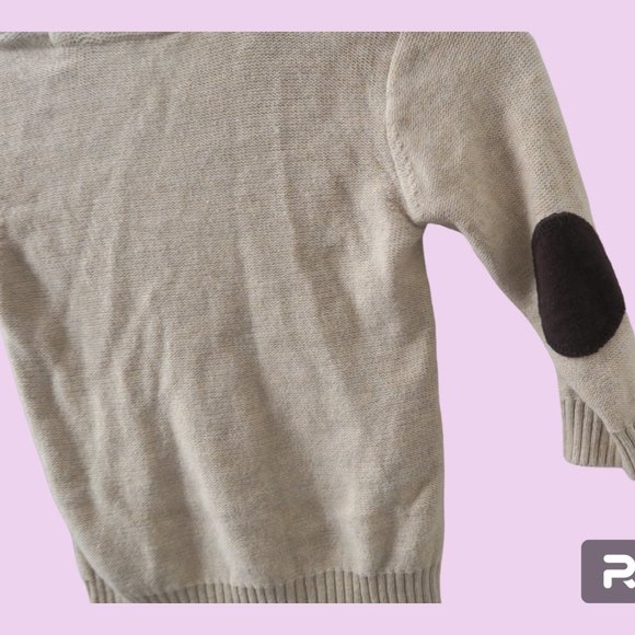 H&M kids children's girl's wool blend knit sweater in cream size 12-18M. - Picture 2 of 7